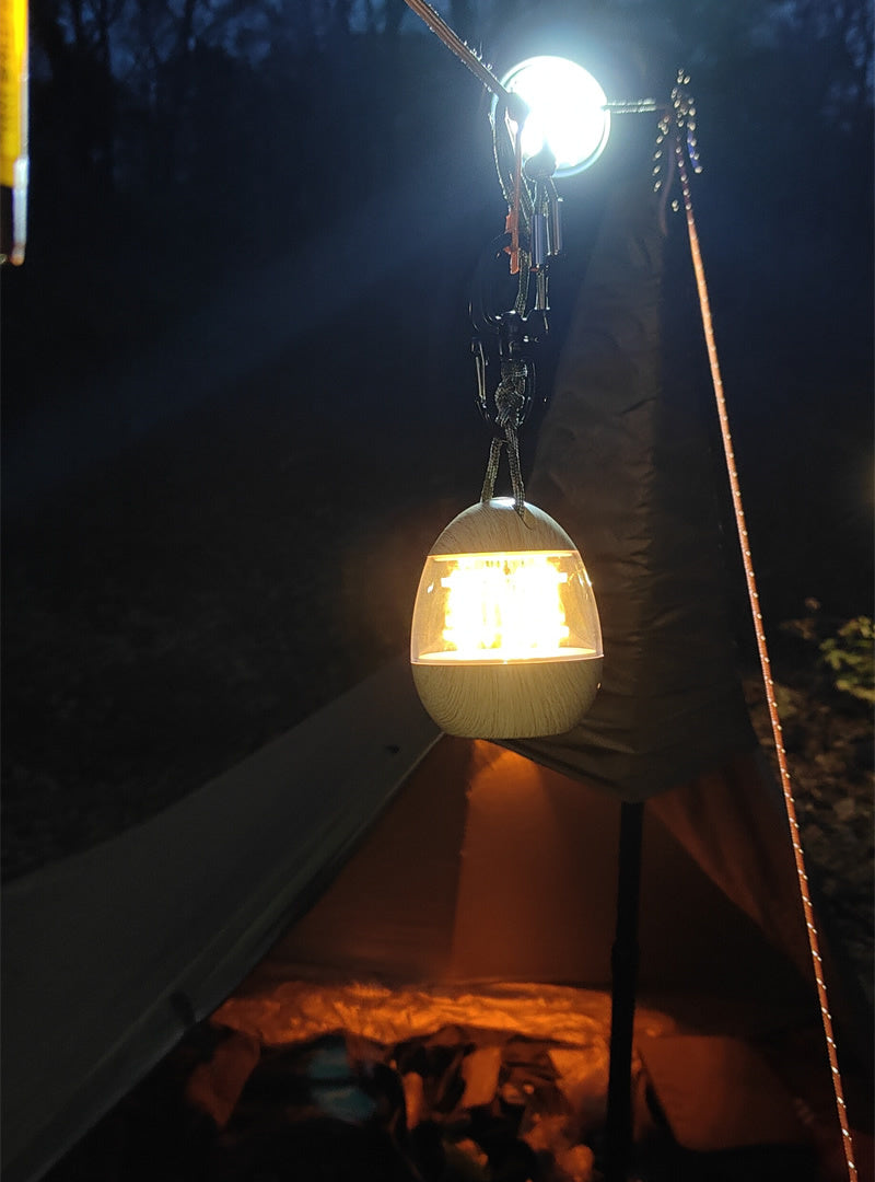 Exquisite Lightning-Shaped Charging Small Lamp, Outdoor Camping Lights