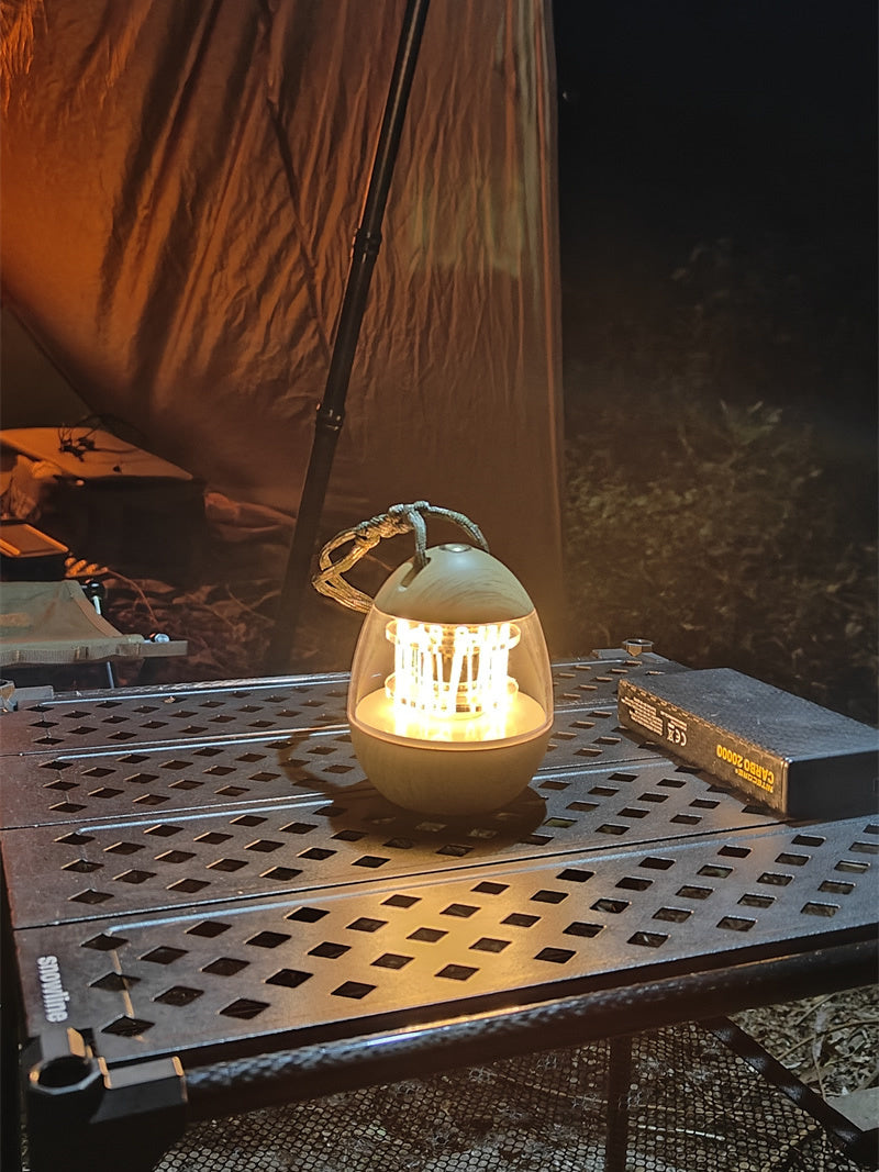 Exquisite Lightning-Shaped Charging Small Lamp, Outdoor Camping Lights