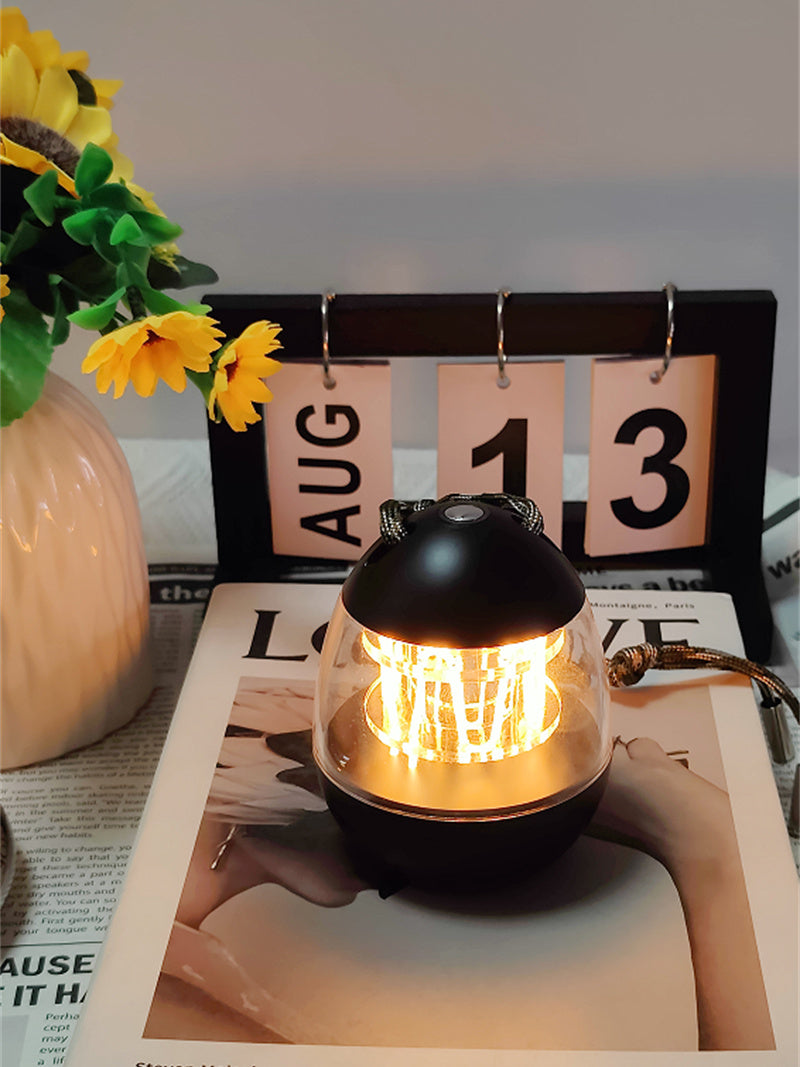 Exquisite Lightning-Shaped Charging Small Lamp, Outdoor Camping Lights