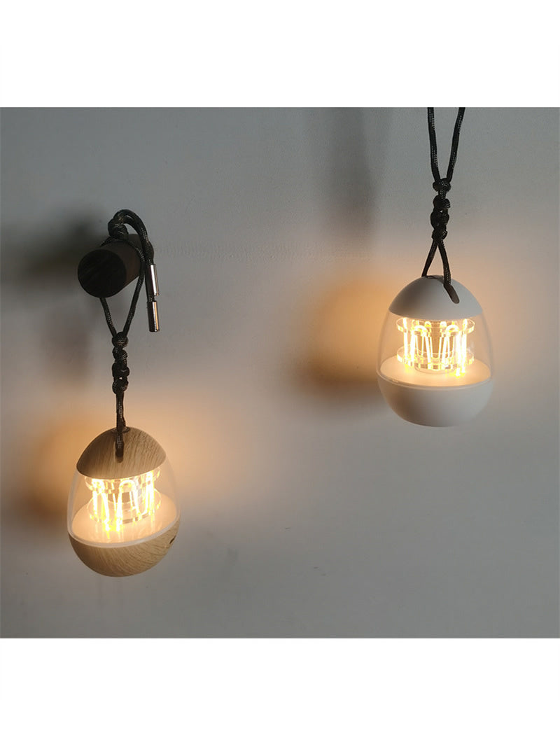 Exquisite Lightning-Shaped Charging Small Lamp, Outdoor Camping Lights