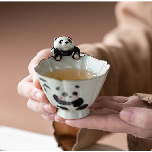 Exquisite Panda Mini Ceramic Coffee Cup, Tea Cup 70ml