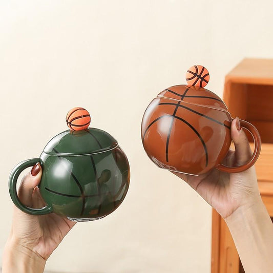 Fun Basketball Ceramic Mug, Creative Gift Idea