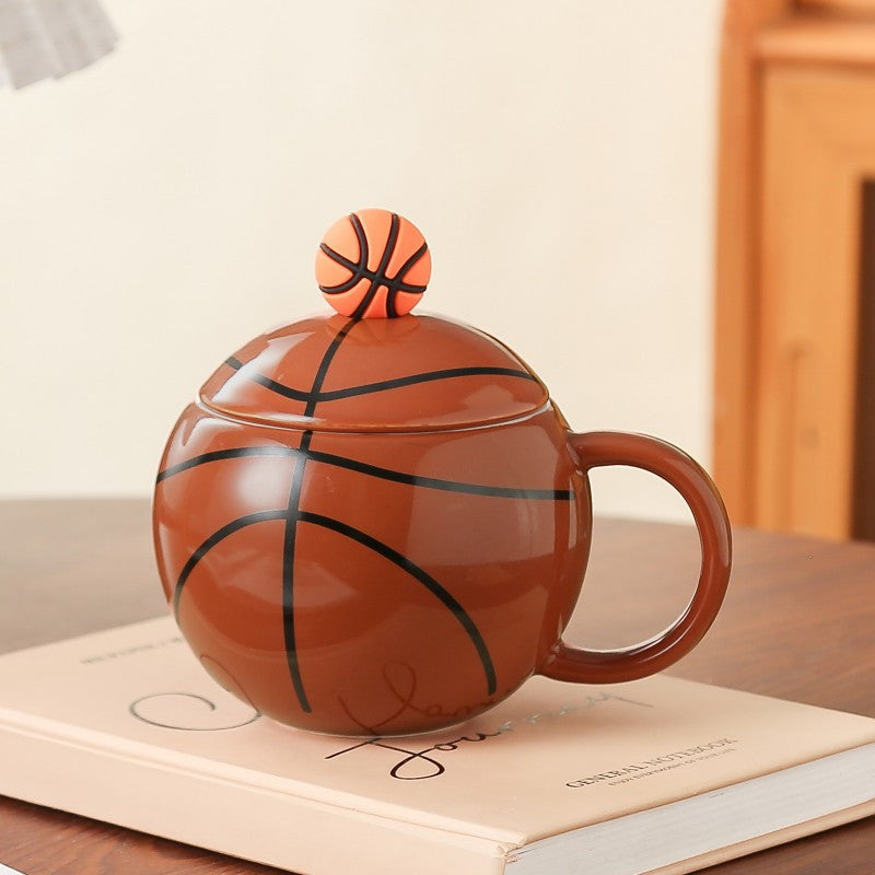 Fun Basketball Ceramic Mug, Creative Gift Idea