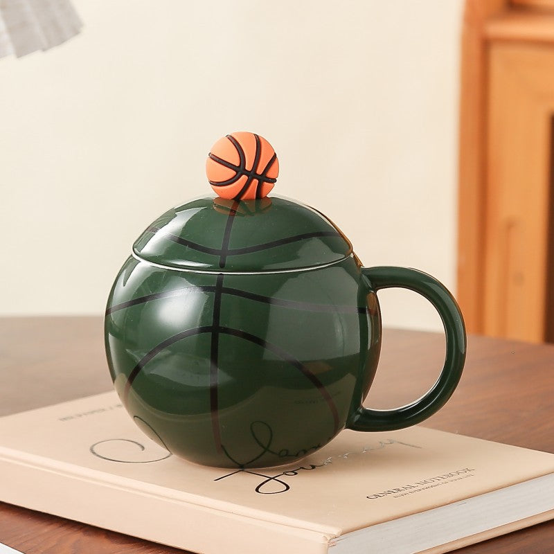 Fun Basketball Ceramic Mug, Creative Gift Idea