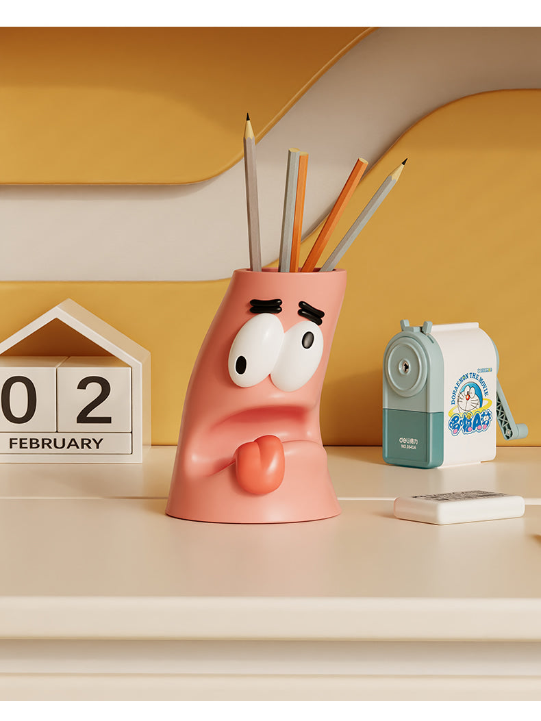 Funny Big-Eyed Monster Pencil Holder - Cute Desk Organizer for Home & Office