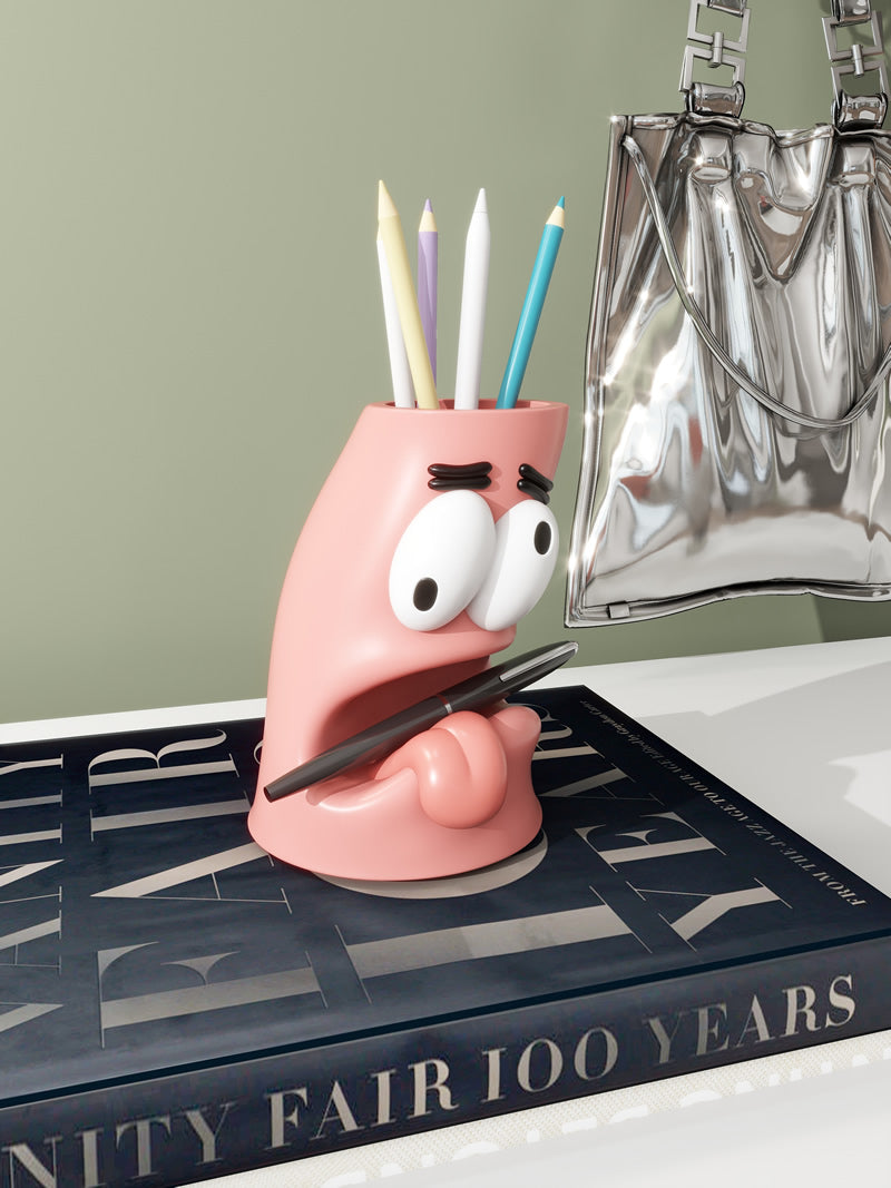 Funny Big-Eyed Monster Pencil Holder - Cute Desk Organizer for Home & Office