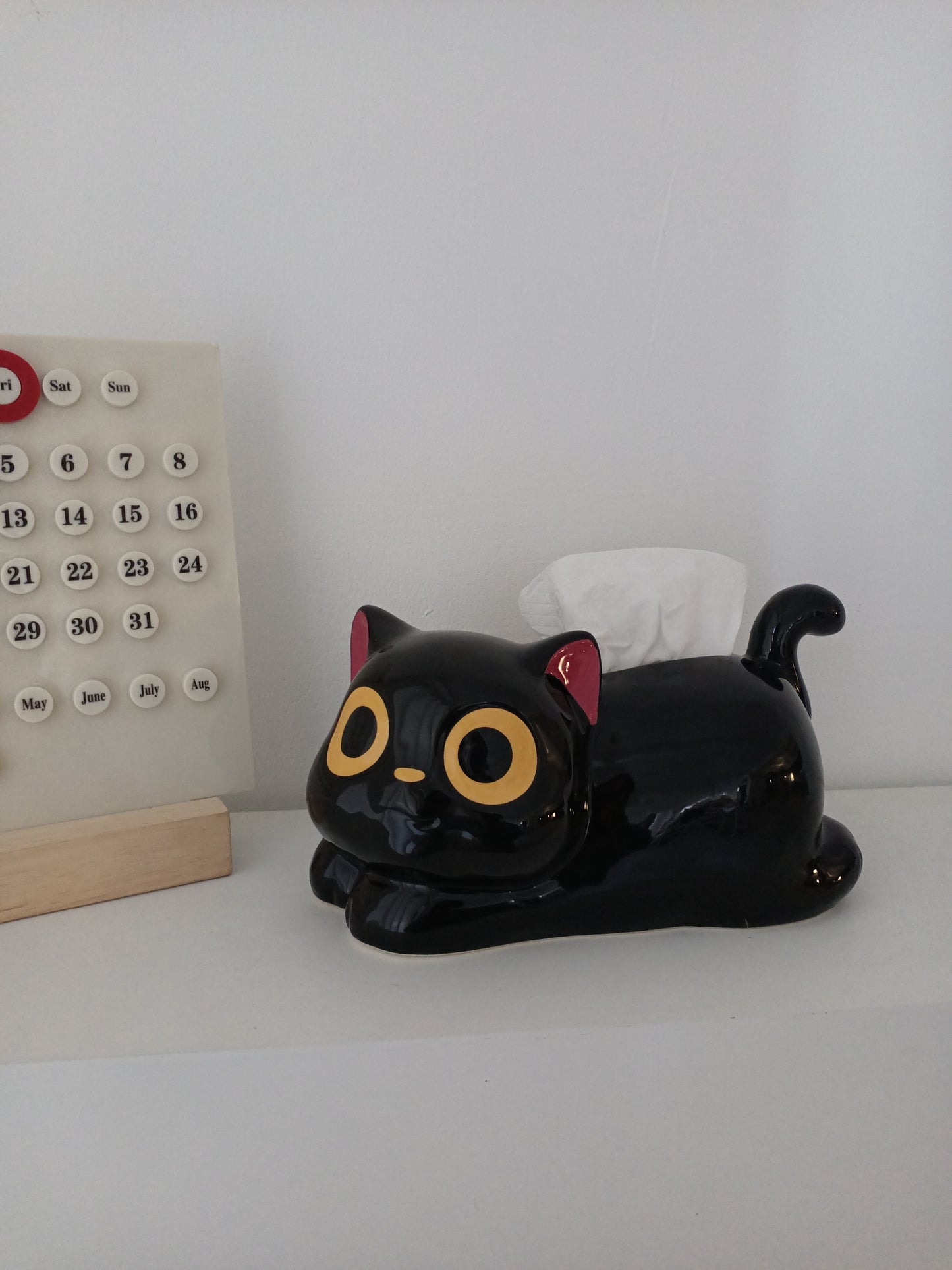 Funny Black Lying CatTissue Box - Creative Home Decorating Ideas