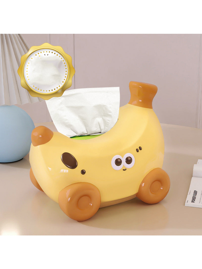 Funny Cartoon Ceramic Facial Tissue Holder, Christmas Gift, Art Decoration