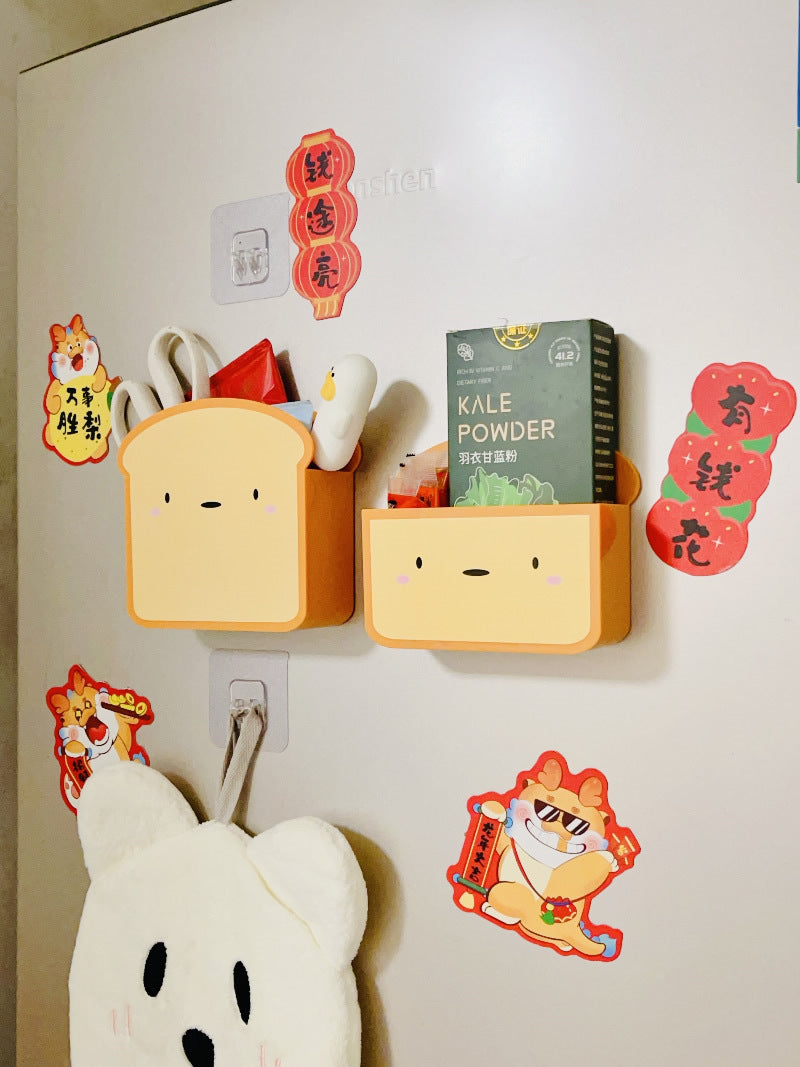Funny Cartoon Fridge Magnets With Storage Box,Kitchen Decoration