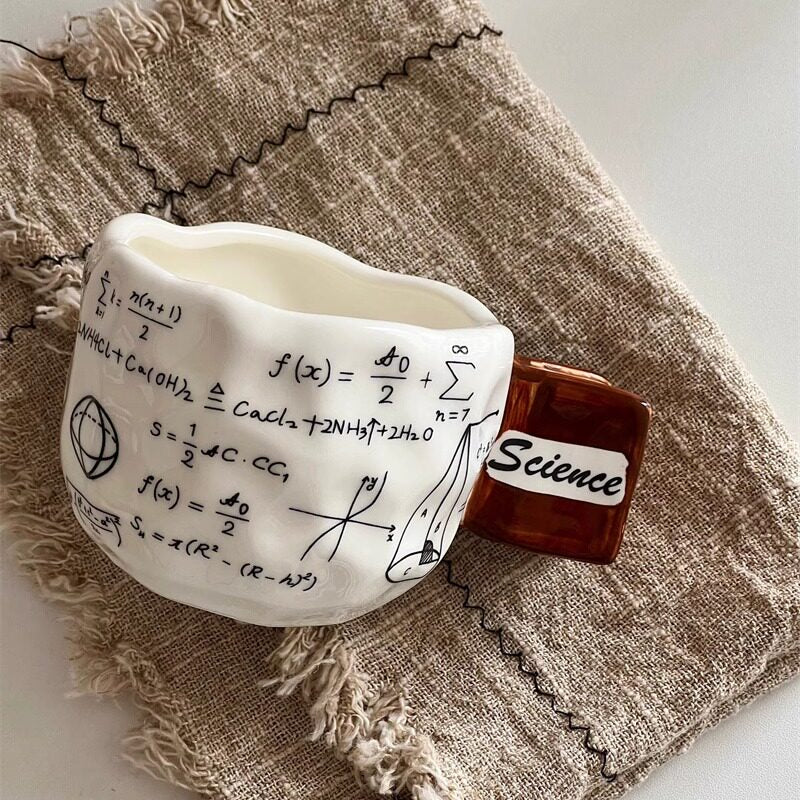 Genius Science Math Formula Ceramic Coffee Mug – Unique Gift for Teachers, Students & Math Nerds