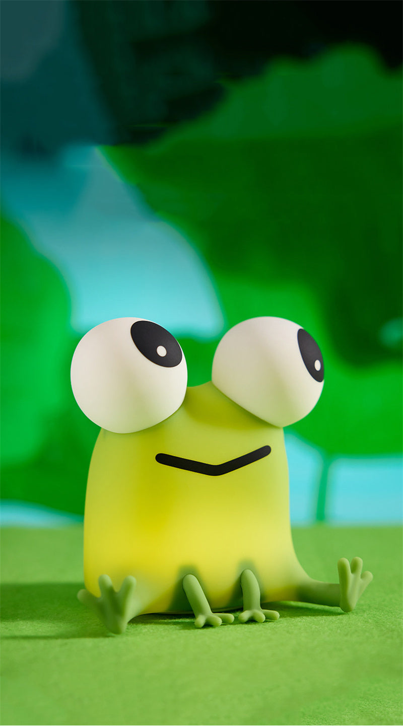Glowing Frog Night Light & Phone Stand – Cute LED Desk Lamp for Kids, Room Decor