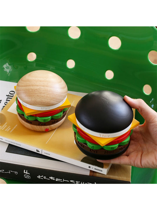 Gourmet Burger Perpetual Calendar,with Realistic Food Design