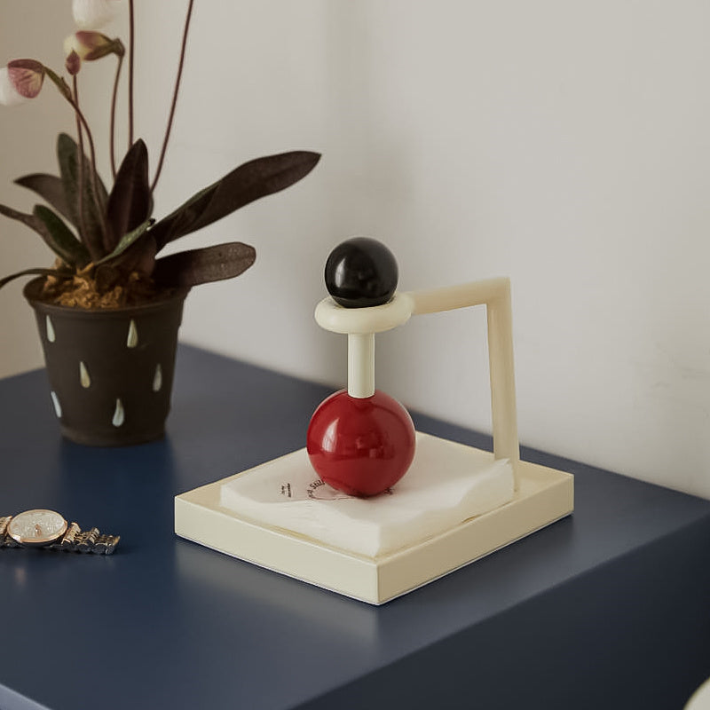 Iron Napkin Holder with Ball Design - Stylish Decor Tableware for Home or Restaurant