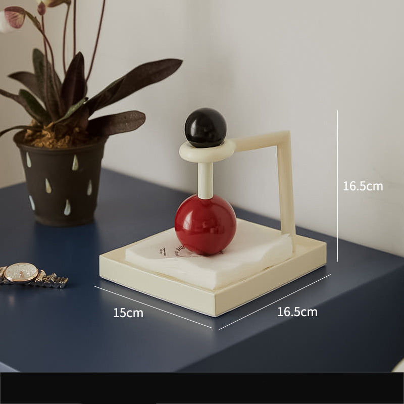 Iron Napkin Holder with Ball Design - Stylish Decor Tableware for Home or Restaurant