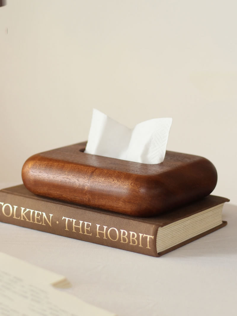 Luxury Wooden Tissue Box - Premium Handmade Home Decor