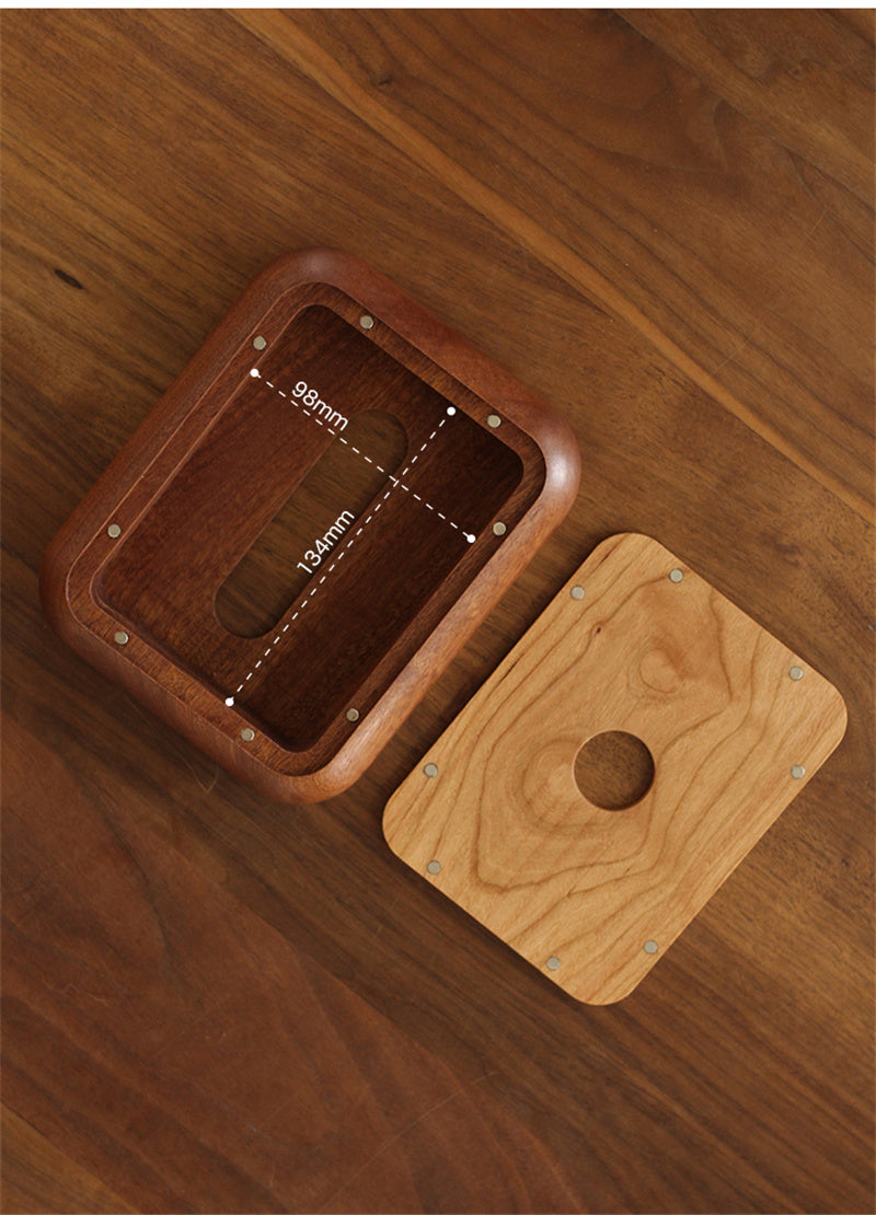 Luxury Wooden Tissue Box - Premium Handmade Home Decor