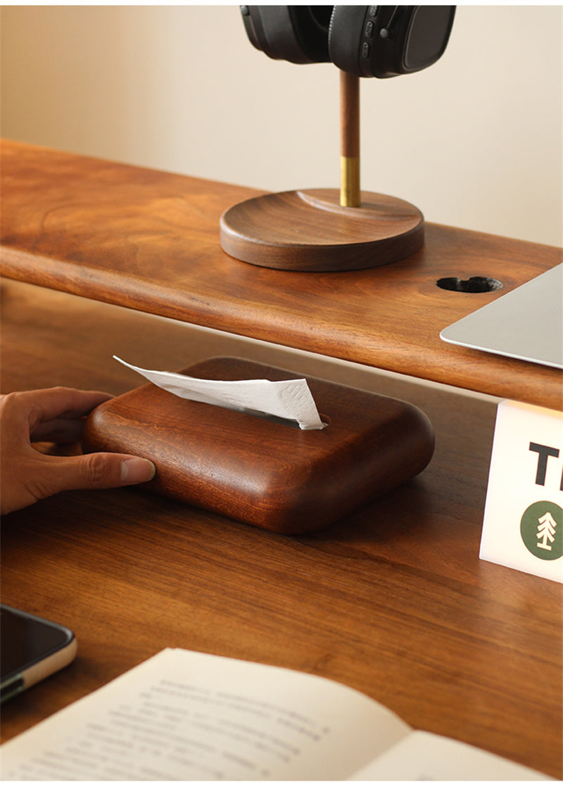 Luxury Wooden Tissue Box - Premium Handmade Home Decor