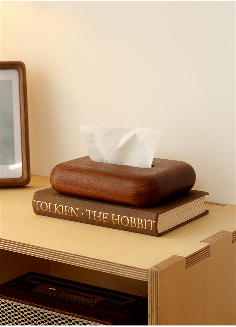 Luxury Wooden Tissue Box - Premium Handmade Home Decor