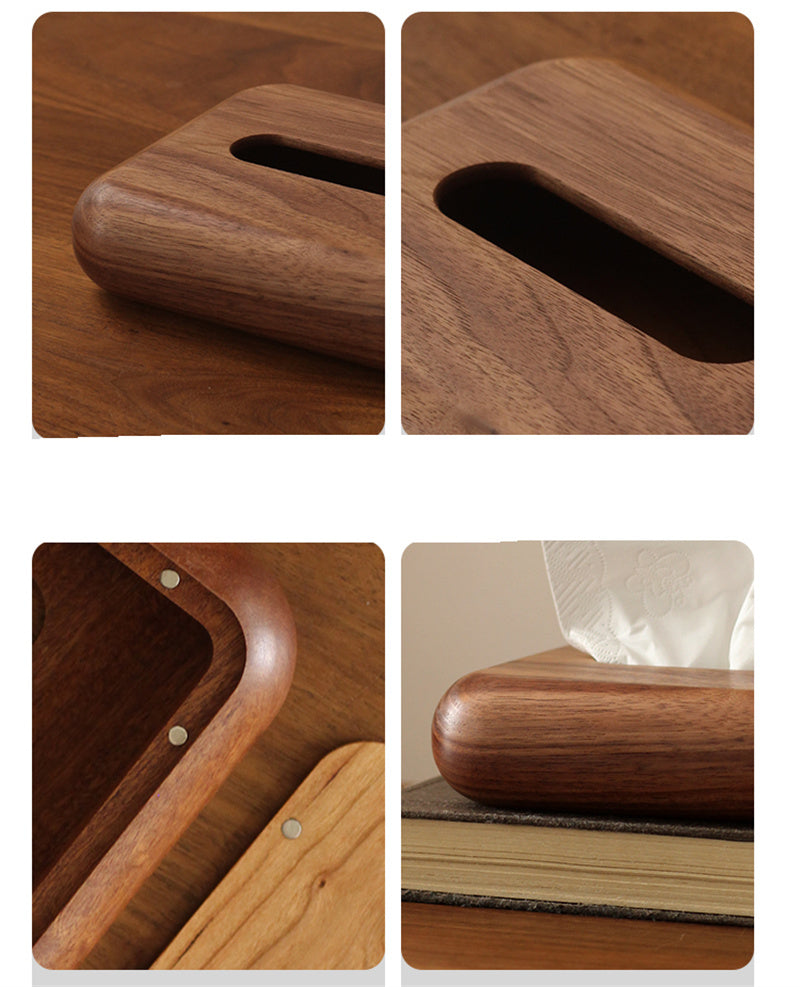 Luxury Wooden Tissue Box - Premium Handmade Home Decor