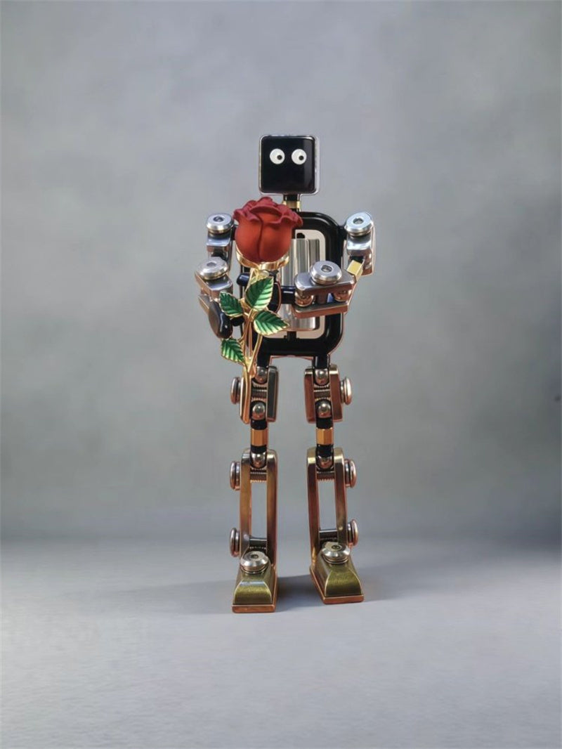 Mini Mechanical Robot Sculpture Ornamentsr -  Industrial Art Decor,Cool GIft