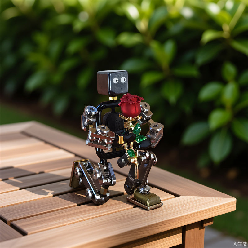 Mini Mechanical Robot Sculpture Ornamentsr -  Industrial Art Decor,Cool GIft