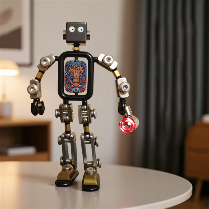 Mini Mechanical Robot Sculpture Ornamentsr -  Industrial Art Decor,Cool GIft