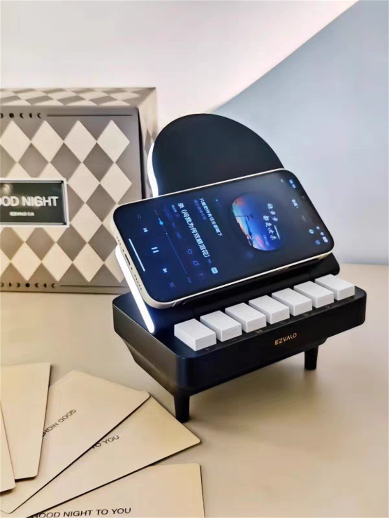 Mini Piano Bluetooth Speaker - Musical Keyboard with LED Lights, Beautiful Gifts