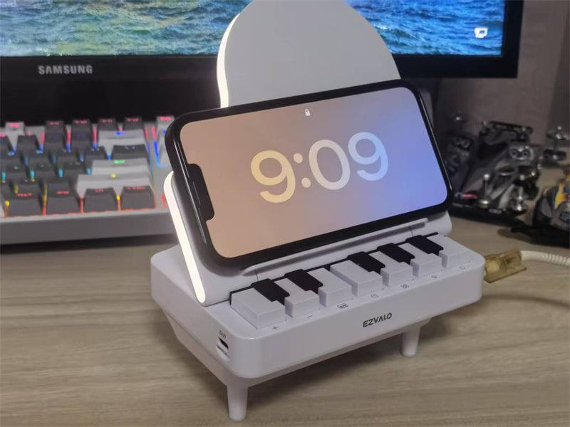 Mini Piano Bluetooth Speaker - Musical Keyboard with LED Lights, Beautiful Gifts