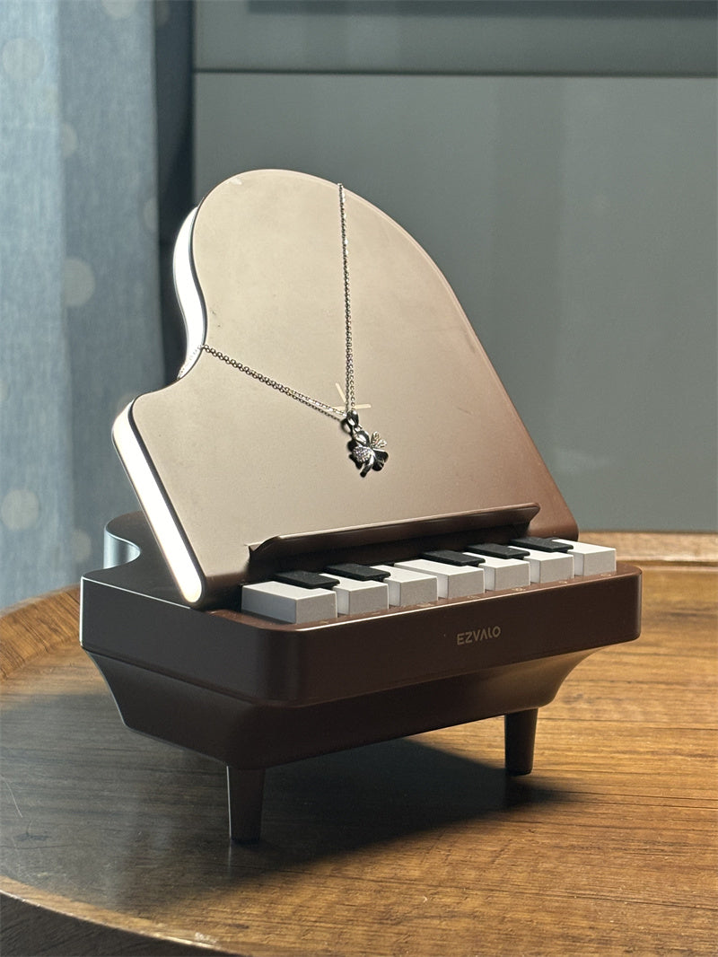 Mini Piano Bluetooth Speaker - Musical Keyboard with LED Lights, Beautiful Gifts