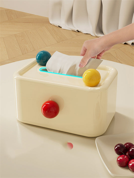 Minimalist Candy Color Tissue Box - Bright and Stylish