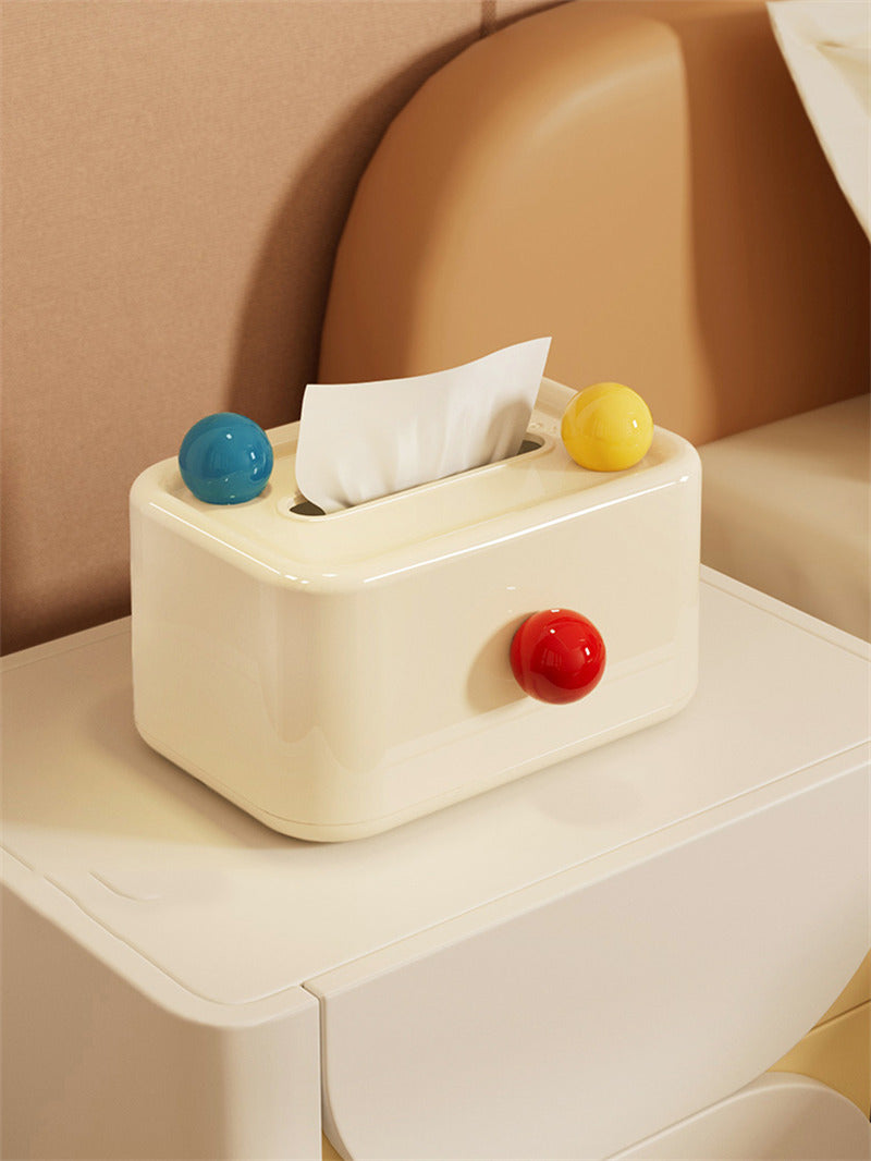 Minimalist Candy Color Tissue Box - Bright and Stylish – More Angle