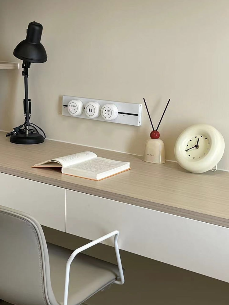 Modern Desktop Clock Modern Minimalist Art Round Desktop Clock, Decorative Wall Clock ...