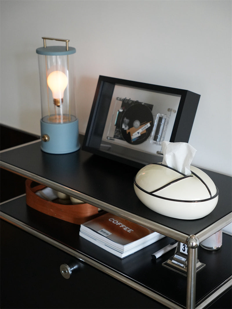 Modern Oval Tissue Box Cover, Stylish Home Decor Tissue Holder