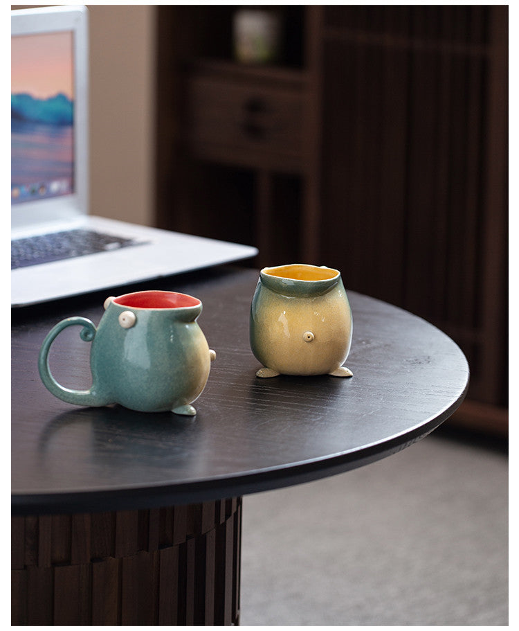 Monster Big Mouth Ceramic Mug: Fun and Unique Drinkware