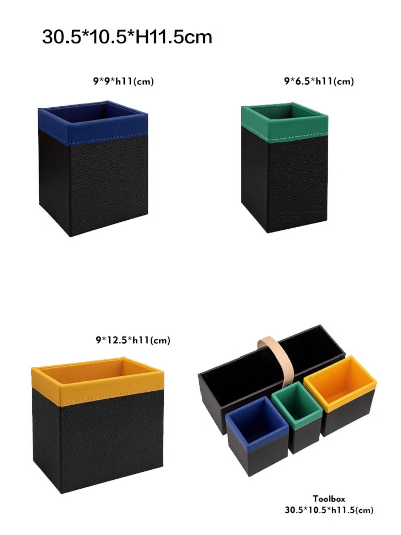 Multifunctional combination colorful desktop storage box – MoreAngle