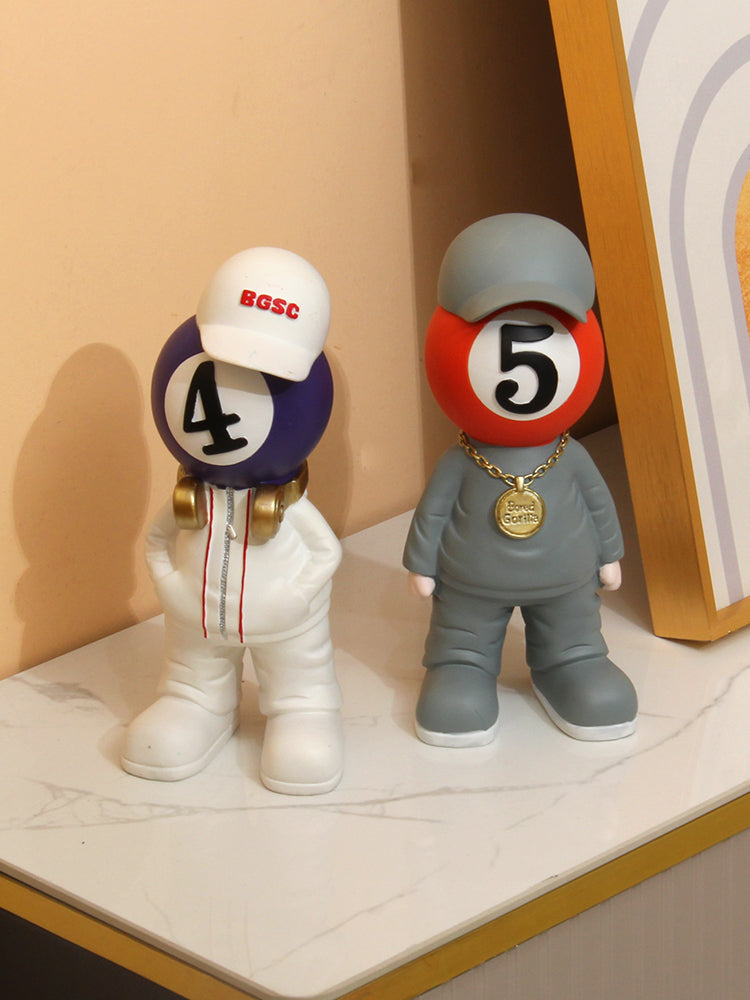 Personalized Billiards Doll , Unique Home Desktop Decoration , Creative Gifts
