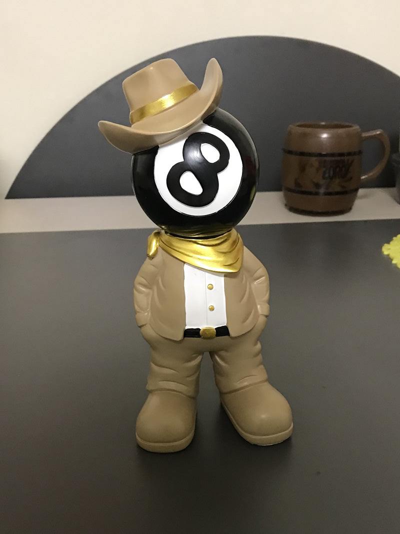 Personalized Billiards Doll , Unique Home Desktop Decoration , Creative Gifts