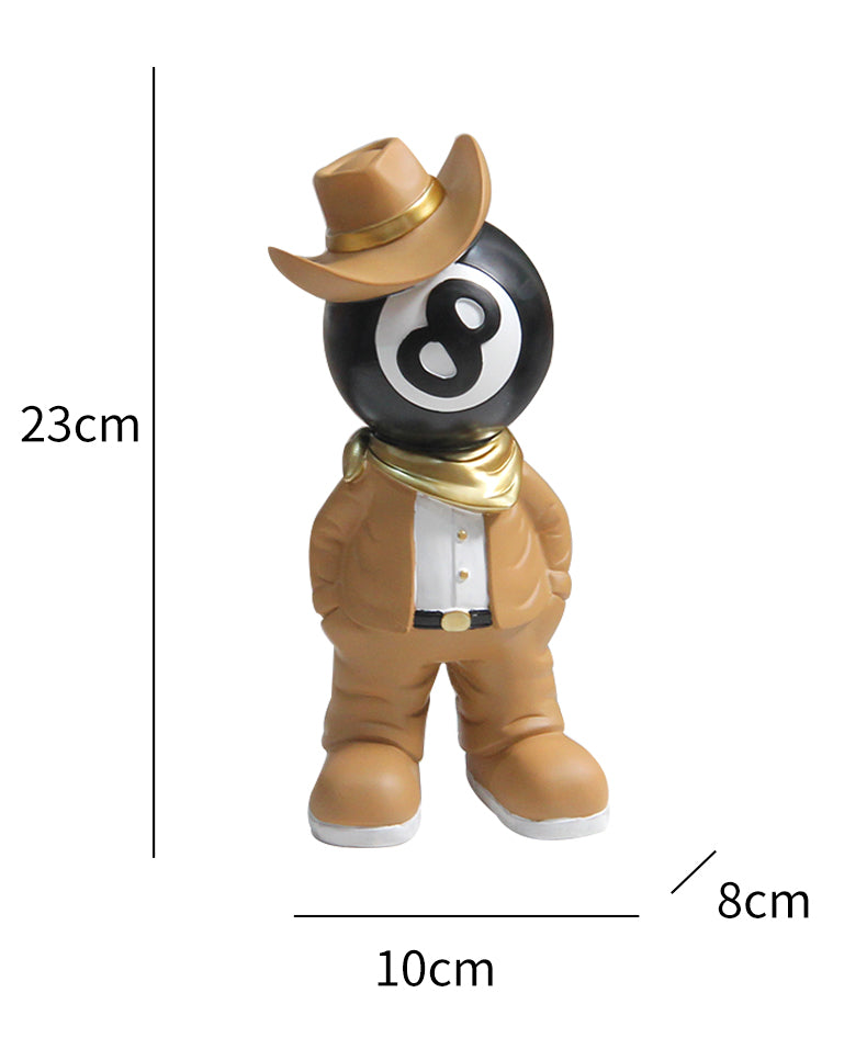 Personalized Billiards Doll , Unique Home Desktop Decoration , Creative Gifts