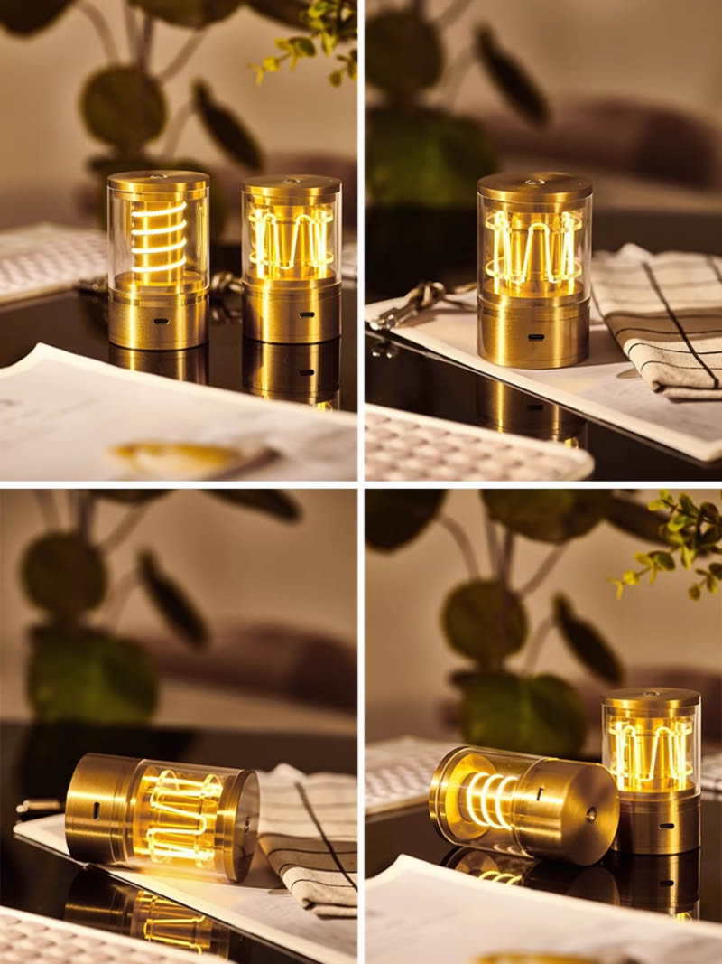 Portable Rechargeable Outdoor Camping Lantern:Ambiance and Night Lighting