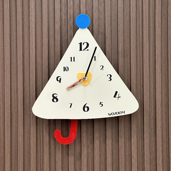 Exquisite umbrella art wall clock, decorative swing clock