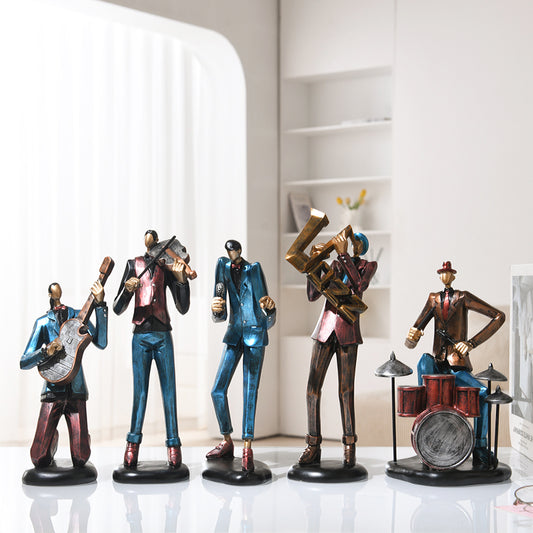 Punk Rock Band Art Sculpture - for Shelf & Desk Decor