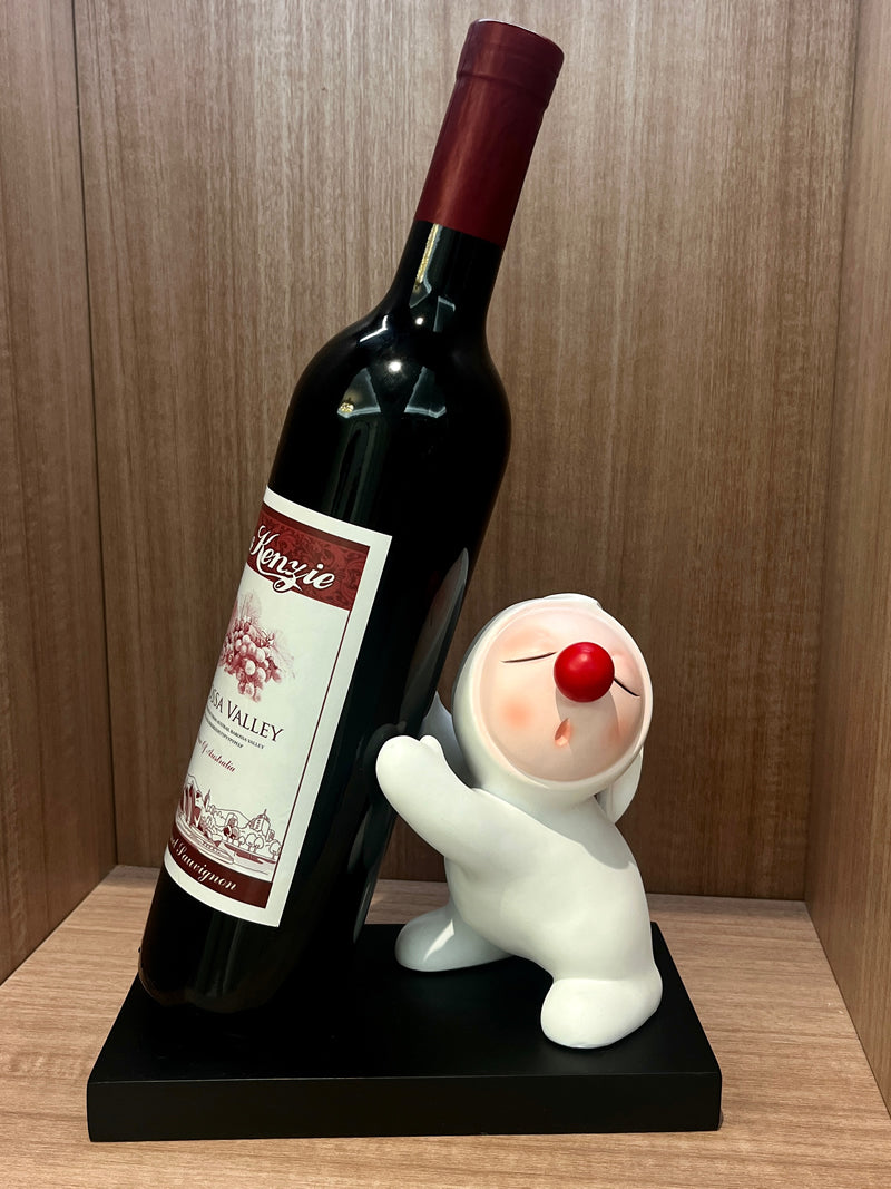 Wine Rabbit Shape Red Nosed Rabbit Wine Rack, Home Decor Ideas,Art Gift – More Angle