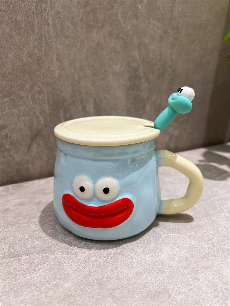 Sexy Red Lips Ceramic Mug - Bold and Fun Coffee Cup for Home or Office