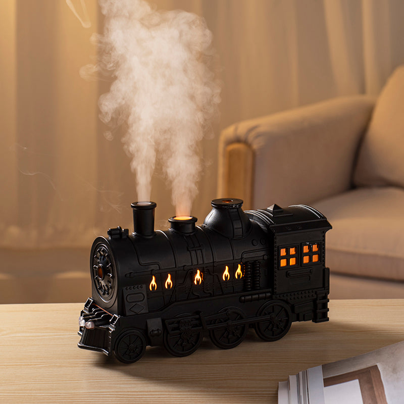Steam Train Humidifier - Fun Desktop Locomotive Shape with Cool Mist