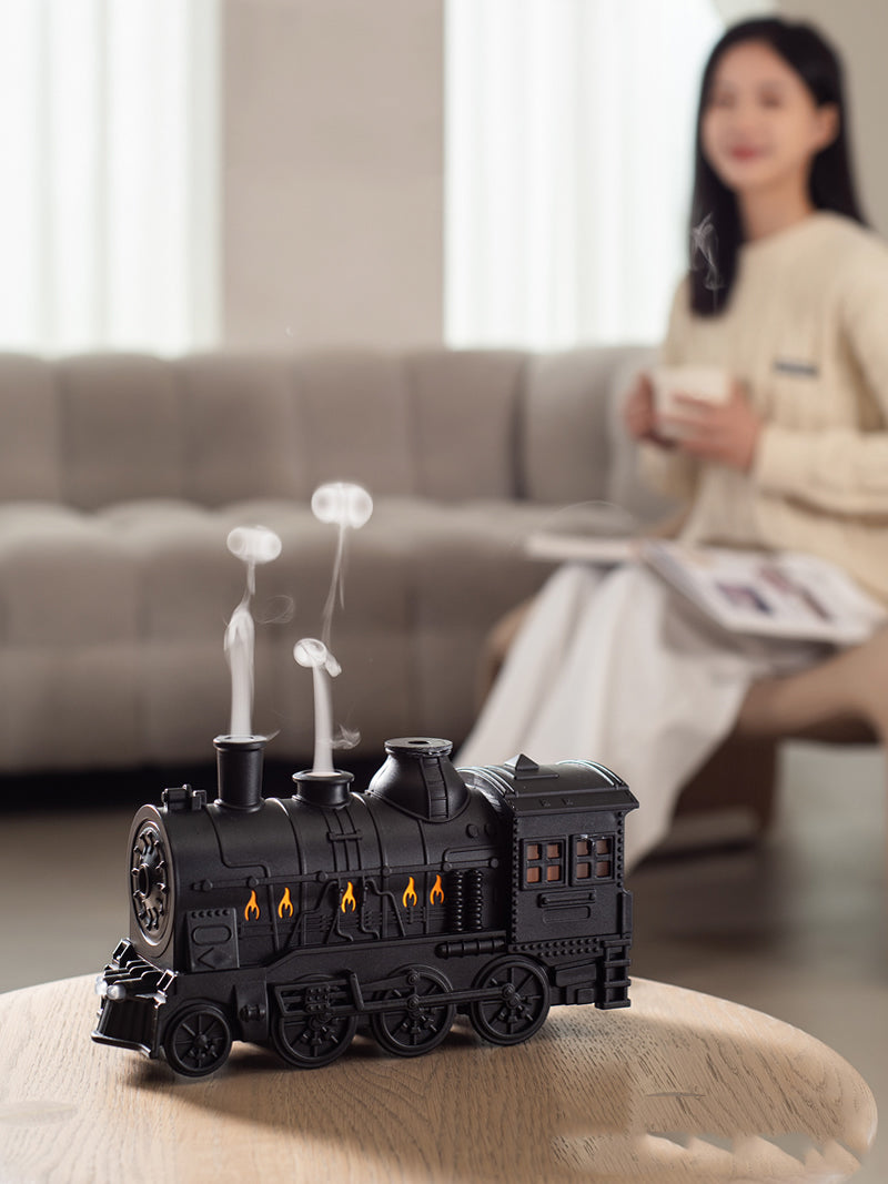 Steam Train Humidifier - Fun Desktop Locomotive Shape with Cool Mist