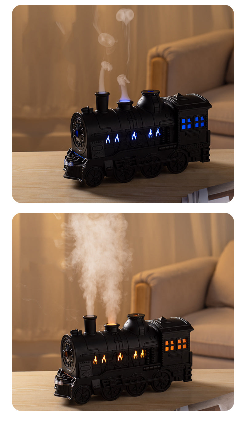 Steam Train Humidifier - Fun Desktop Locomotive Shape with Cool Mist