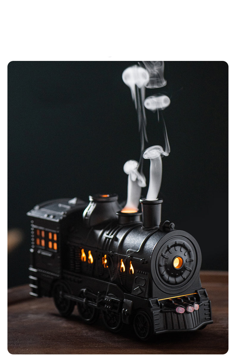 Steam Train Humidifier - Fun Desktop Locomotive Shape with Cool Mist