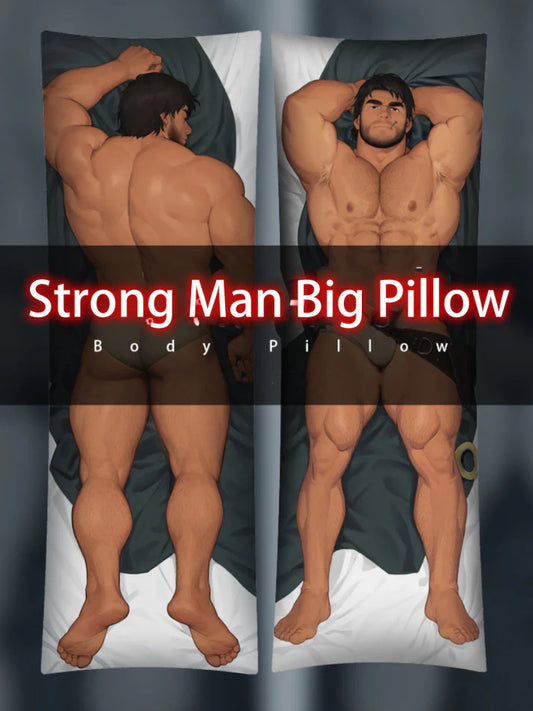 Strong Man Anime Body Pillow - Double-Sided Print Dakimakura Pillow Cover