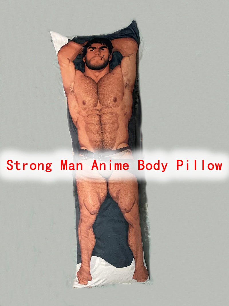 Strong Man Anime Body Pillow - Double-Sided Print Dakimakura Pillow Cover