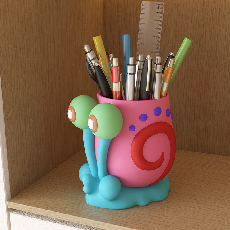 Whimsical Colorful Snail Office Pen Holder : A Creative and Cheerful Gift